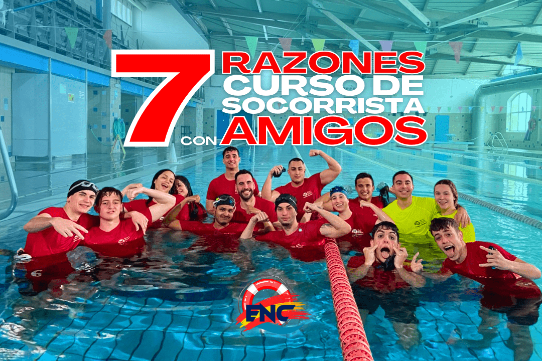 7 razones curso socorrista con amigos